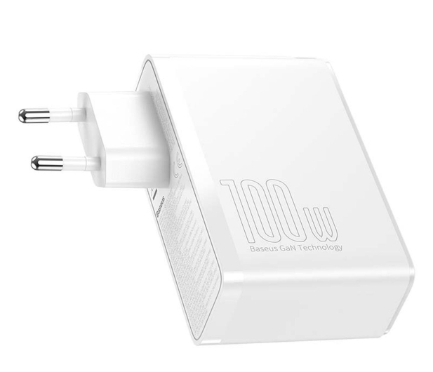 BASEUS GaN2 Pro Quick Charger 2C+2U 100W EU White CCGAN2P-L02 - 1348143 - zdjęcie 3